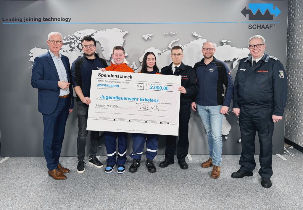 Spende an die Erkelenzer Jugendfeuerwehr