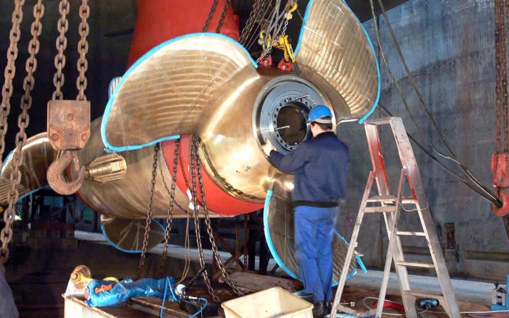 Schiffsbau Schiffswelle