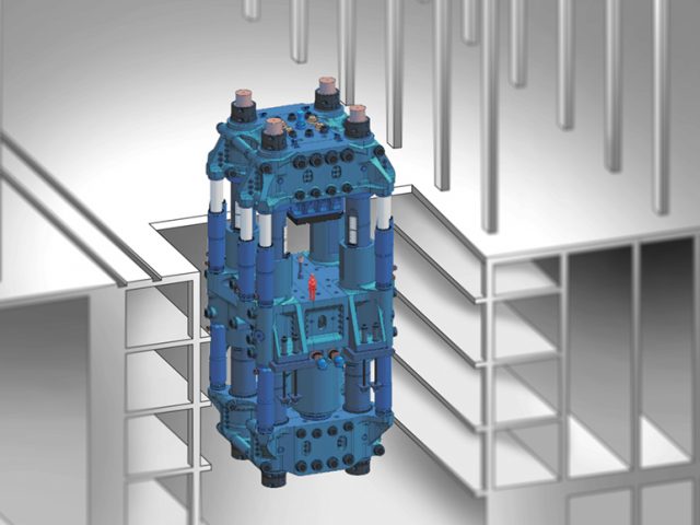 Order for the world largest forging press (mounting tools) 550MN