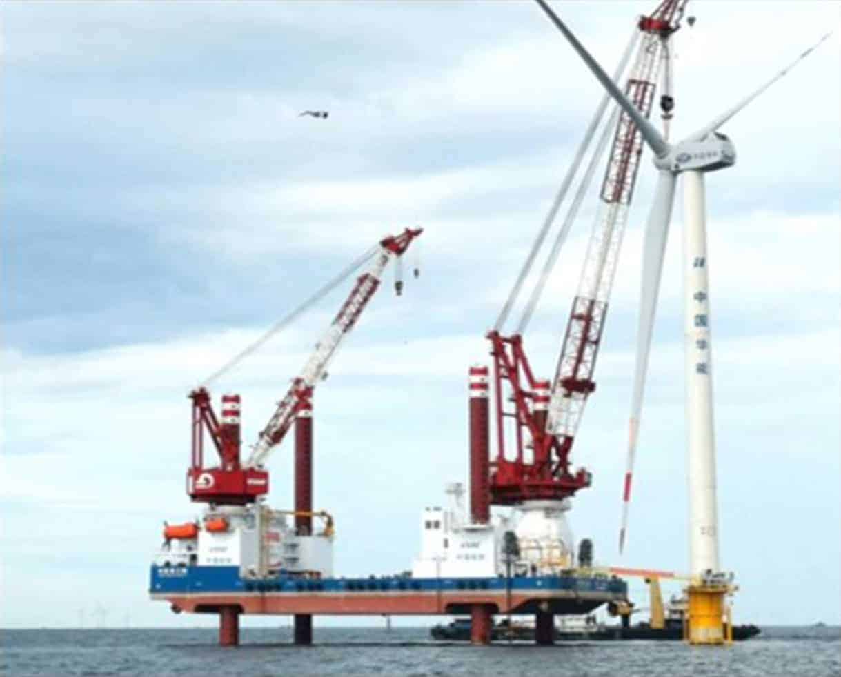 Large series equipment for a chinese offshore wind turbine manufacturer with  SCHAAF TTG joining elements for 111 plants