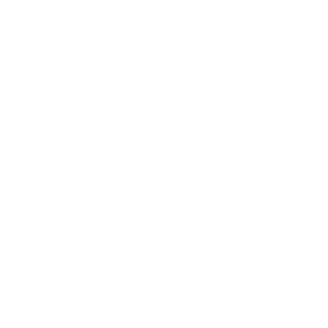 Chemische Industrie Symbol weiß