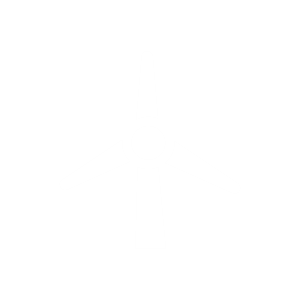 Windkraft Symbol weiß